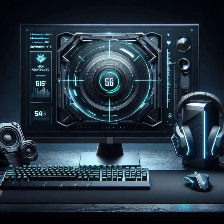 "Monitor Asus TUF Gaming 240 Hz untuk pemain profesional, menampilkan desain sleek dan teknologi canggih untuk pengalaman bermain game yang lebih responsif dan imersif."