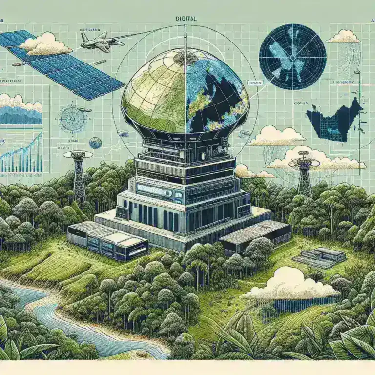 "Radar digital baru BMKG untuk analisis iklim di Kalimantan, mendukung penelitian cuaca dan mitigasi bencana."